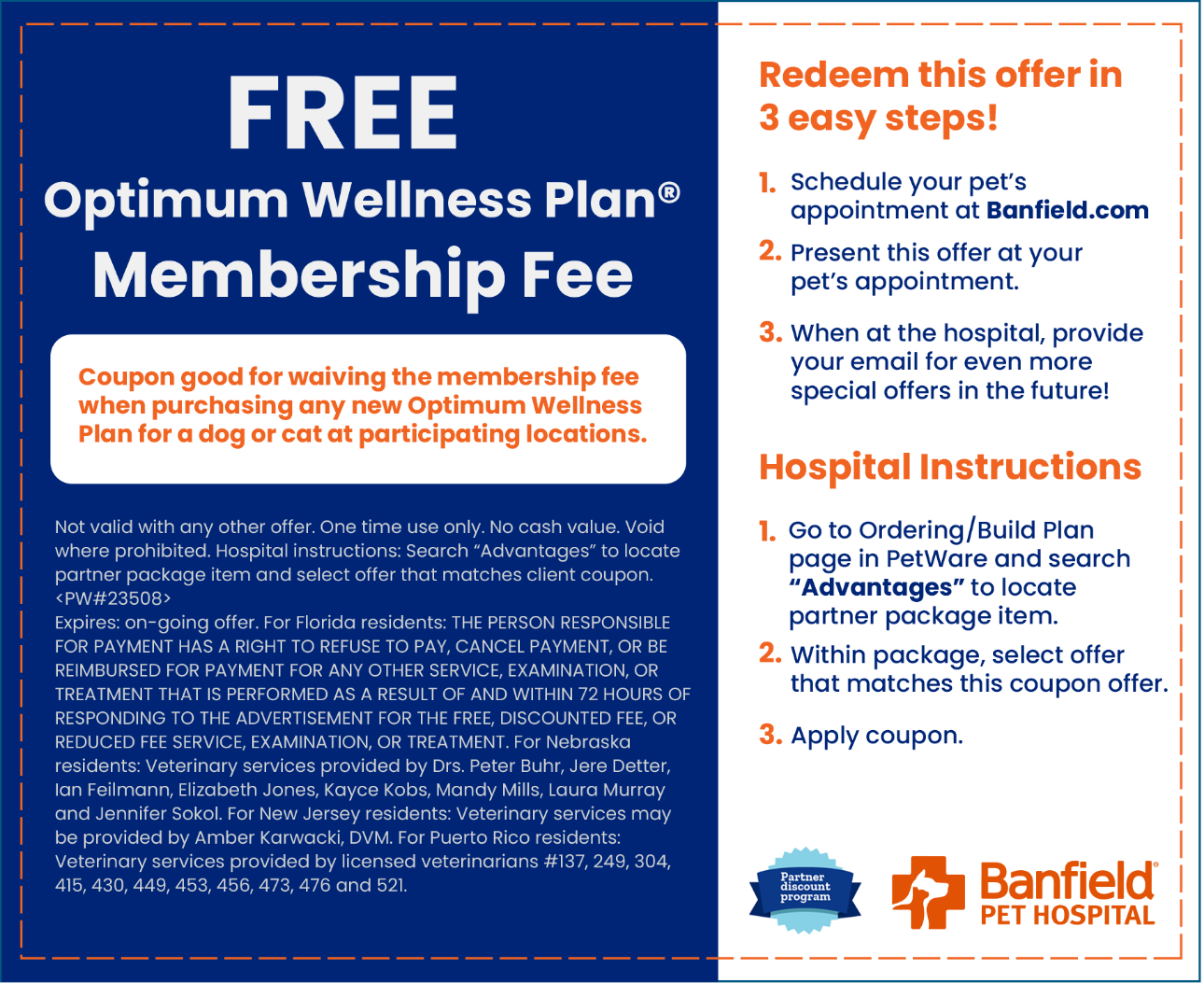 Free Optimum Wellness Plan Membership Fee Coupon