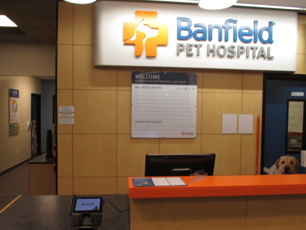 The Banfield Pet Hospital: Chamblee front desk