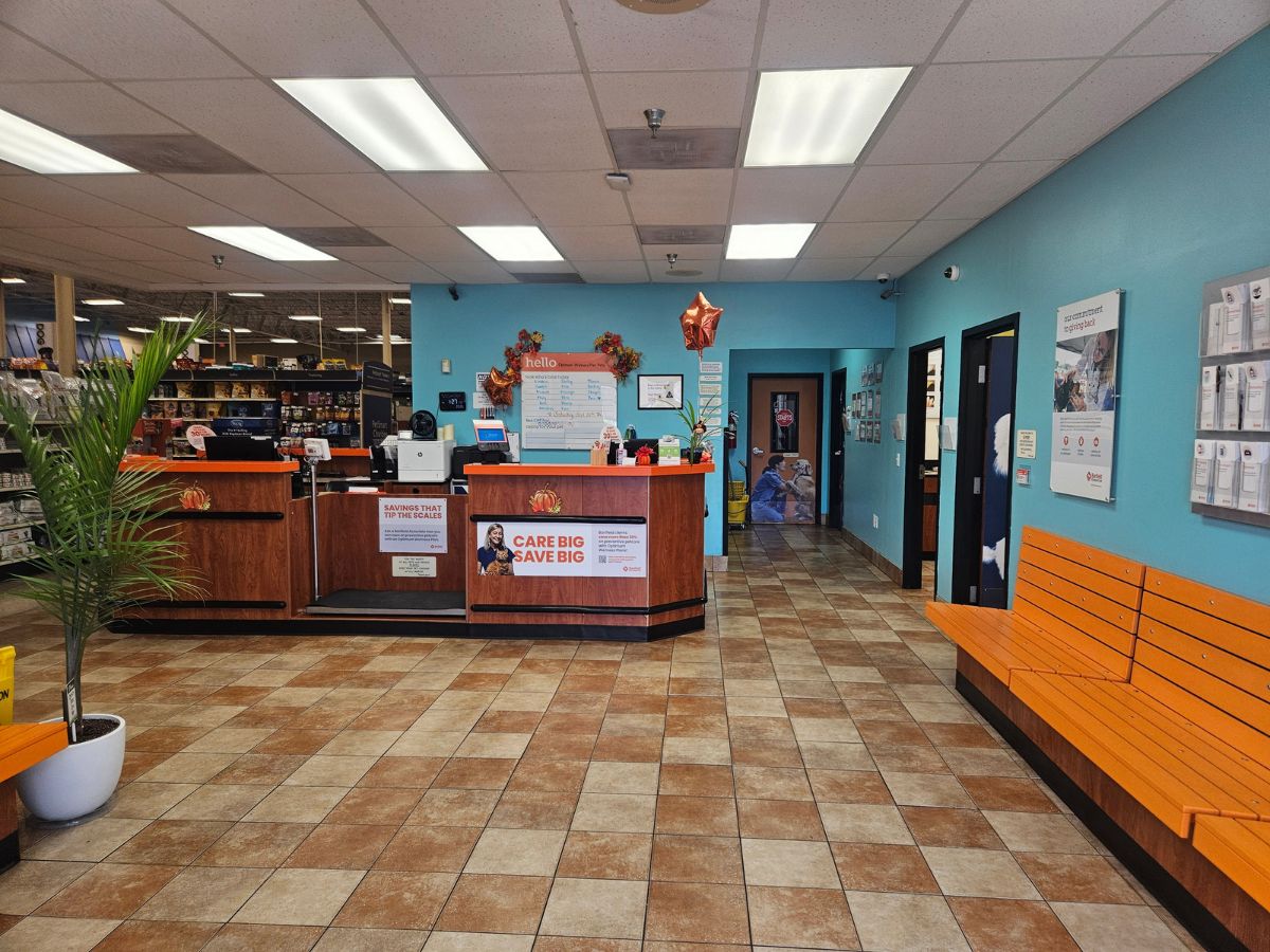 Banfield Pet Hospital - Bel Air front desk and lobby