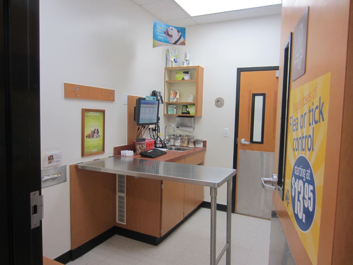 Another view inside the Nanuet Banfield hospital exam room