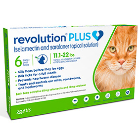 revolution dogs topical medication box
