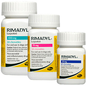 rimadyl medication bottle