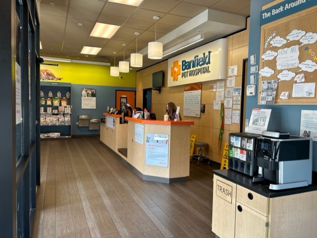 The front desk and waiting area of the Davie-Pine Island location